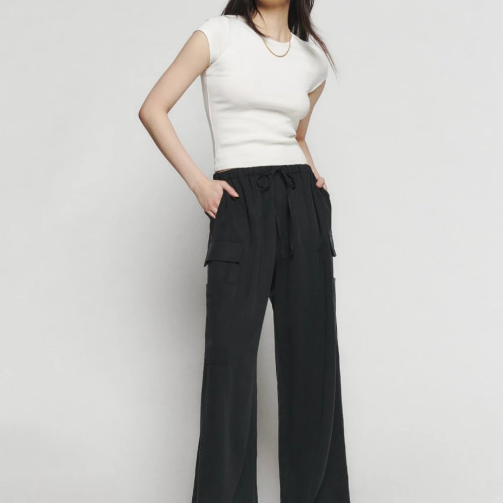 Reformation Ethan Twill Cargo Pant